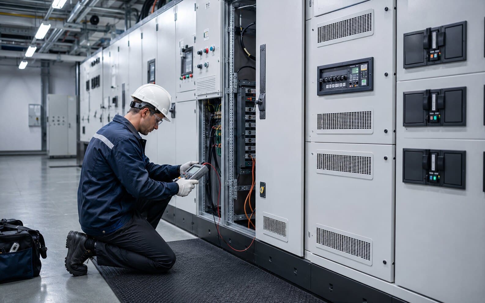 Elektrik panosunda ölçüm ve devreye alma çalışması